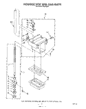 POWER SCREW AND RAM Diagram and Parts List for NC800EV1  Whirlpool Trash Compactor