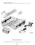 UPPER RACK AND TRACK Diagram and Parts List for KDS20A  KitchenAid Dishwasher