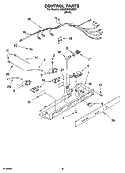 CONTROL PARTS, PARTS NOT ILLUSTRATED Diagram and Parts List for 6GD2SHQXKB02  Whirlpool Refrigerator