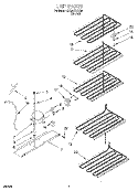 UNIT Diagram and Parts List for EV200FXEN02  Whirlpool Freezer