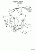CONTROL PARTS Diagram and Parts List for ED5LHEXTD10  Whirlpool Refrigerator
