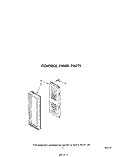 CONTROL PANEL Diagram and Parts List for MW8650XS0  Whirlpool Microwave