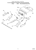 TOP VENTING, OPTIONAL Diagram and Parts List for KEBS278DBL9  KitchenAid Wall Oven