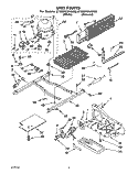 UNIT Diagram and Parts List for ET22DKXAN02  Whirlpool Refrigerator