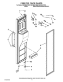 FREEZER DOOR PARTS Diagram and Parts List for KSF26C4XYB00  KitchenAid Refrigerator