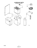 ACCESSORIES Diagram and Parts List for JJTU4100XTP0  Whirlpool Trash Compactor