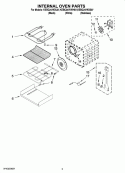 INTERNAL OVEN PARTS Diagram and Parts List for KEBC247KSS07  KitchenAid Wall Oven