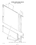 DOOR AND PANEL Diagram and Parts List for KUDA220TWH2  KitchenAid Dishwasher