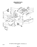 ICE MAKER Diagram and Parts List for 8614W0B  Roper Refrigerator