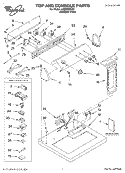 Part Location Diagram of 3394307 Whirlpool HARNS-WIRE