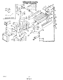ICE MAKER Diagram and Parts List for ED22MM1LWR1  Whirlpool Refrigerator