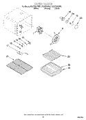 OVEN Diagram and Parts List for KGST307FAL1  KitchenAid Range