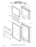 Part Location Diagram of WPW10489075 Whirlpool Door Bin