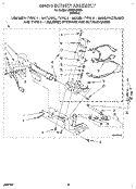 694670 BURNER ASSEMBLY Diagram and Parts List for LGR2614BW0  Whirlpool Dryer