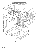 Part Location Diagram of 816801 Whirlpool Seal, Window