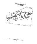 WIRING HARNESS Diagram and Parts List for KAWE540WAL1  KitchenAid Washer