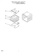 INTERNAL OVEN Diagram and Parts List for RBS275PDQ4  Whirlpool Wall Oven