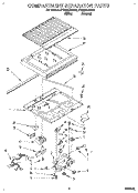 COMPARTMENT SEPARATOR Diagram and Parts List for ET20NKXAW05  Whirlpool Refrigerator