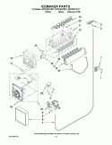 ICEMAKER PARTS Diagram and Parts List for ED2VHEXVB01  Whirlpool Refrigerator