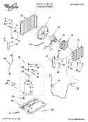 UNIT, LITERATURE Diagram and Parts List for ACQ052XD0  Whirlpool Air Conditioner