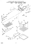 LOWER UNIT AND TUBE Diagram and Parts List for KBRP36MHB01  KitchenAid Refrigerator