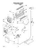 ICEMAKER PARTS, PARTS NOT ILLUSTRATED Diagram and Parts List for 7ED5GHGXMQ00  Whirlpool Refrigerator