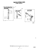 WATER SYSTEM Diagram and Parts List for LA6300XPW4  Whirlpool Washer