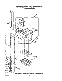 POWERSCREW AND RAM Diagram and Parts List for TF8700XXP0  Whirlpool Trash Compactor