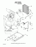 UNIT PARTS Diagram and Parts List for KUIO18NNVS3  KitchenAid Ice Maker
