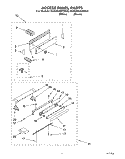 ACCESS PANEL Diagram and Parts List for KUDN230YWH0  KitchenAid Dishwasher