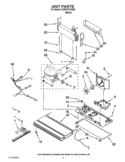 UNIT PARTS Diagram and Parts List for GX5FHTXVB06  Whirlpool Refrigerator