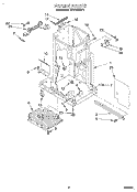 FRAME Diagram and Parts List for TC4700XBP1  Whirlpool Trash Compactor
