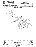 CONSOLE Diagram and Parts List for DU1098XRW0  Whirlpool Dishwasher
