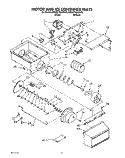 MOTOR AND ICE CONTAINER, LIT/OPTIONAL Diagram and Parts List for KSRS27QAWH00  KitchenAid Refrigerator