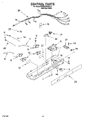 CONTROL, OPTIONAL Diagram and Parts List for KSRS22FGSS15  KitchenAid Refrigerator