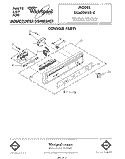 CONSOLE Diagram and Parts List for DU6000XR4  Whirlpool Dishwasher