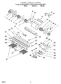 Part Location Diagram of 4360297 Whirlpool SUPPORT-LT