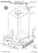 CABINET Diagram and Parts List for KSRB27FGBL00  KitchenAid Refrigerator