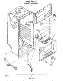 LINER , LIT/OPTIONAL Diagram and Parts List for ET14AKXMWR0  Whirlpool Refrigerator