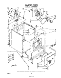 SECTION Diagram and Parts List for 3LE5710XMW3  Whirlpool Dryer