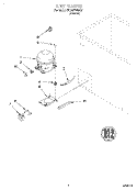 SECTION Diagram and Parts List for EH050FXEN02  Whirlpool Freezer