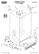 Part Location Diagram of LIT2216103 Whirlpool LITERATURE PARTS (Use & Care Guide)