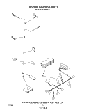 WIRING HARNESS Diagram and Parts List for DU8700XT5  Whirlpool Dishwasher