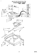 MACHINE BASE Diagram and Parts List for RAX5133AW1  Roper Washer
