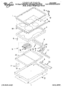 SECTION Diagram and Parts List for RC8646XDB0  Whirlpool Cooktop