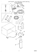 OPTIONAL PARTS Diagram and Parts List for BHAC0500BS1  Whirlpool Air Conditioner
