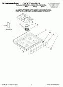 Part Location Diagram of W10168265 Whirlpool GRATE-BRNR