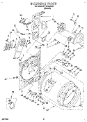 SECTION Diagram and Parts List for KEYW778BAL0  KitchenAid Dryer