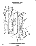 Part Location Diagram of 941978 Whirlpool Door, Freezer (New Avocado)
