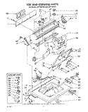 TOP AND CONSOLE Diagram and Parts List for LA5715XPW3  Whirlpool Washer